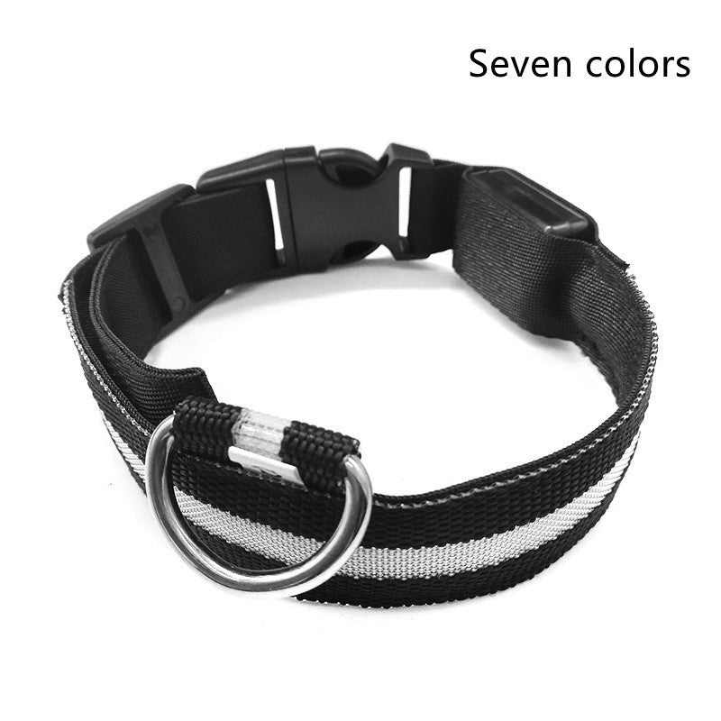 Nylon LED Luminous Dog Collar