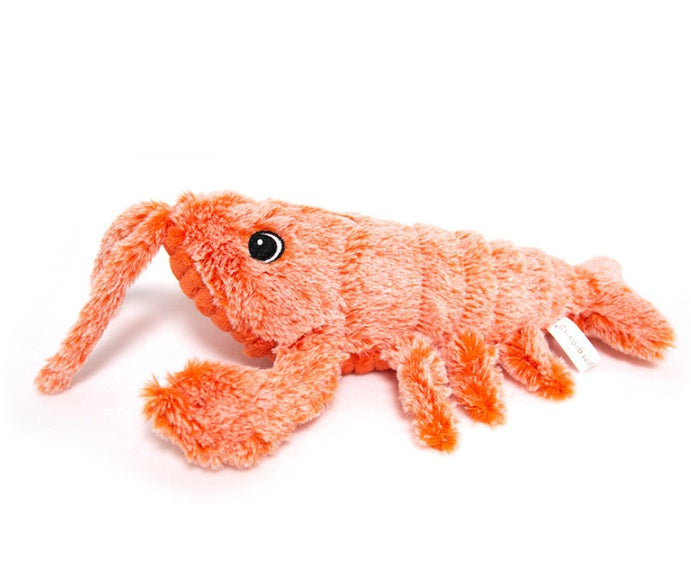 Electric Jumping Shrimp Pet Toy