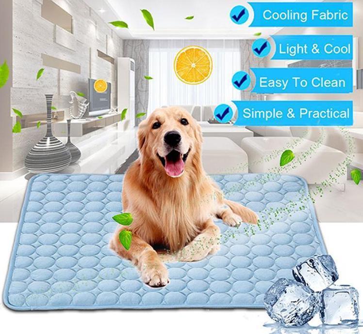 Pet Dog and Cat Ice Silk Cooling Nest Pad