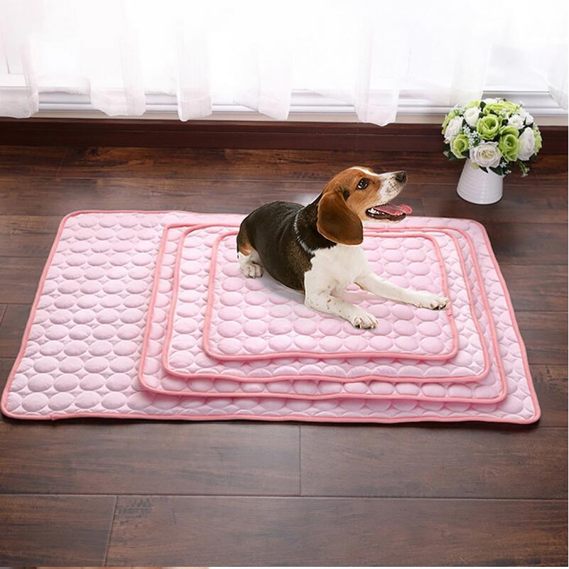 Pet Dog and Cat Ice Silk Cooling Nest Pad