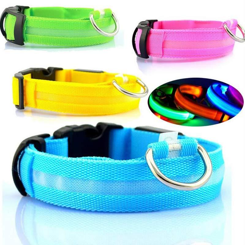 Nylon LED Luminous Dog Collar