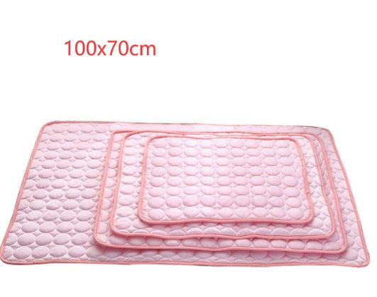 Pet Dog and Cat Ice Silk Cooling Nest Pad