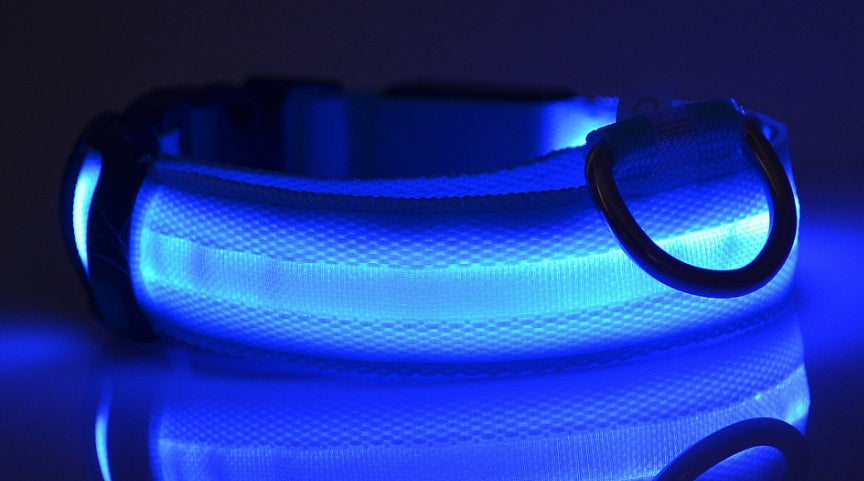 Nylon LED Luminous Dog Collar