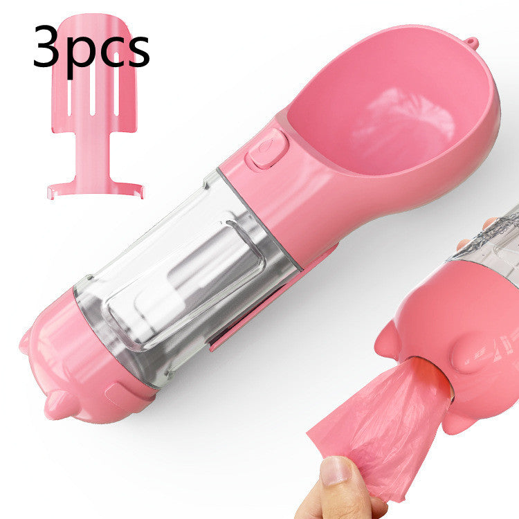 3-in-1 Pet Water Bottle Feeder