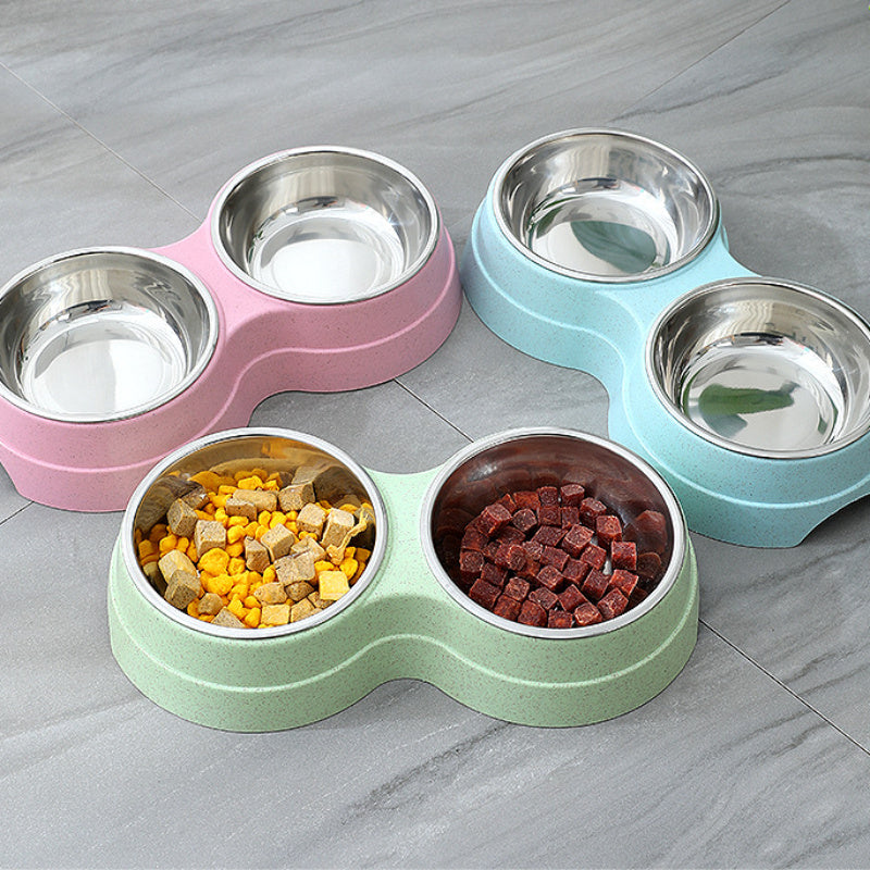 Double Pet Bowls