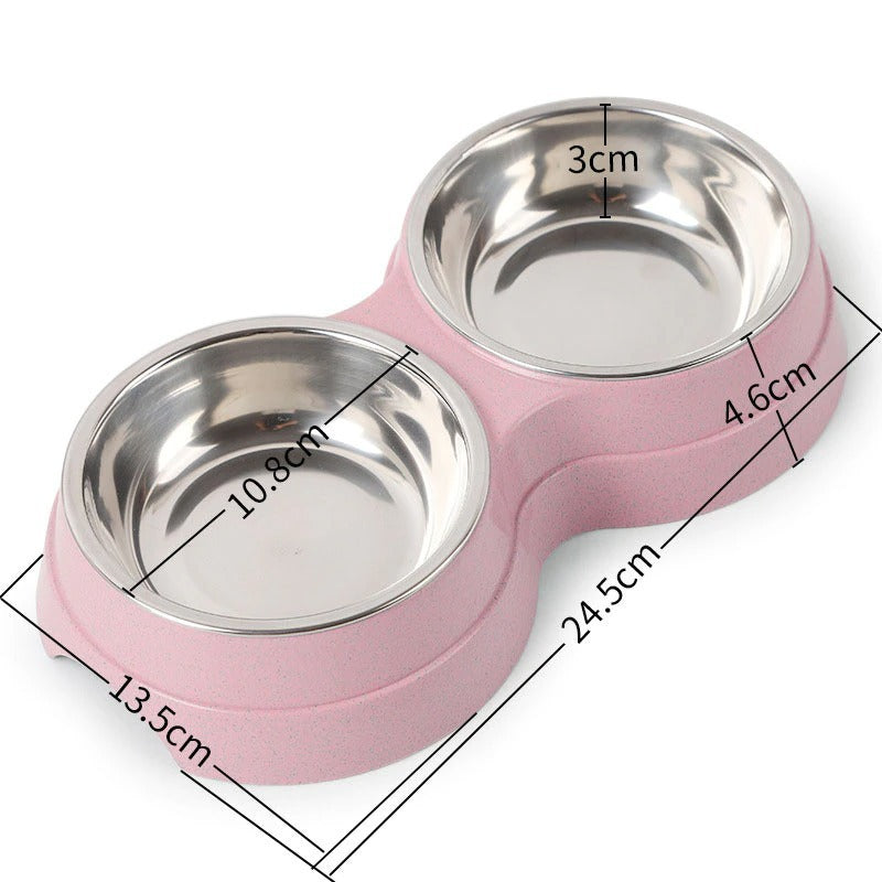 Double Pet Bowls