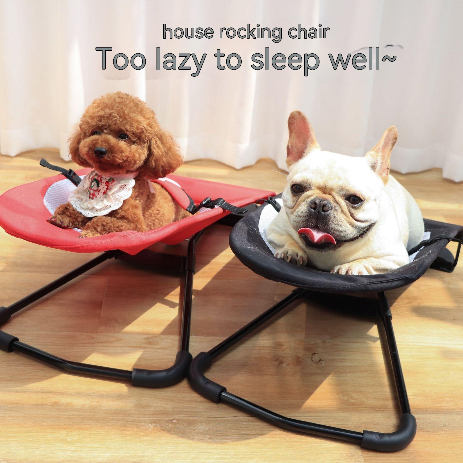 New Portable Dog Rocking Chair