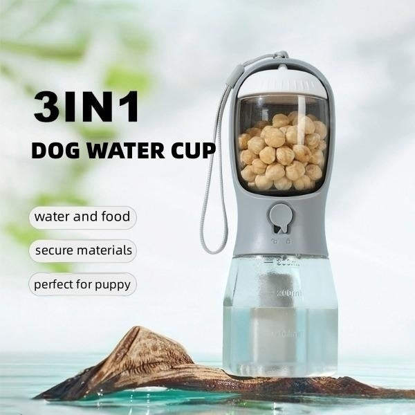 Multi-Functional 3-in-1 Dog Water Cup