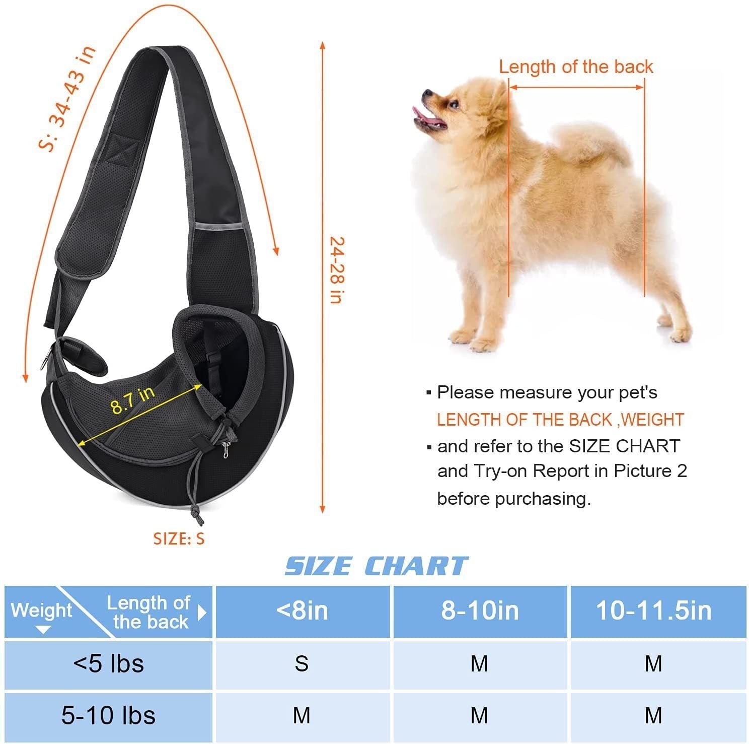 Portable Crossbody Carrying Bag for pets